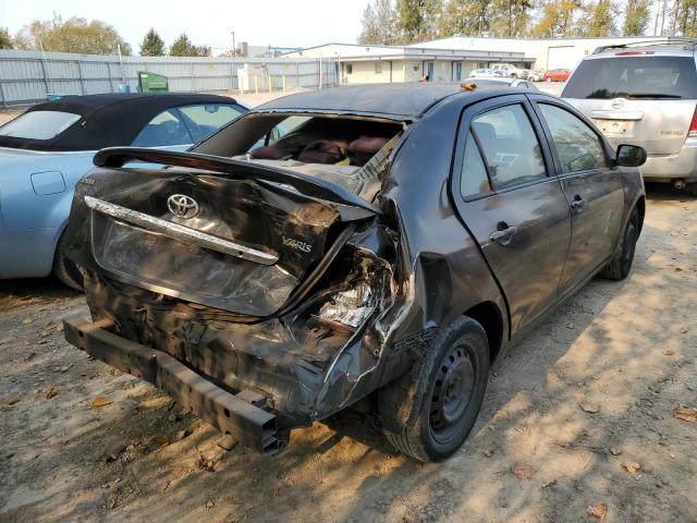 JTDBT923571164098 - 2007 TOYOTA YARIS BLACK photo 4