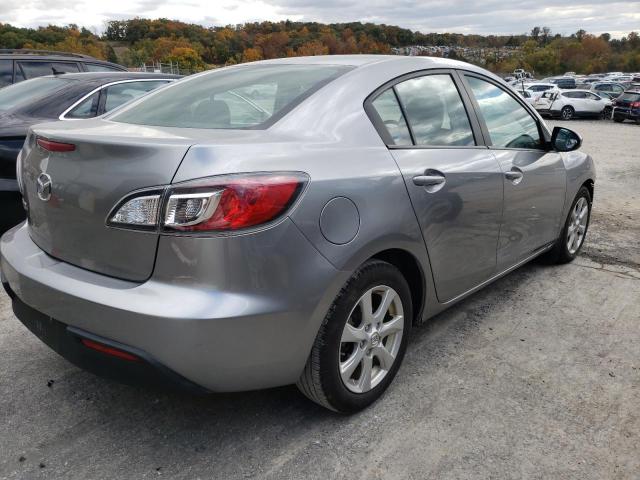 JM1BL1SF6A1315758 - 2010 MAZDA 3 I GRAY photo 4