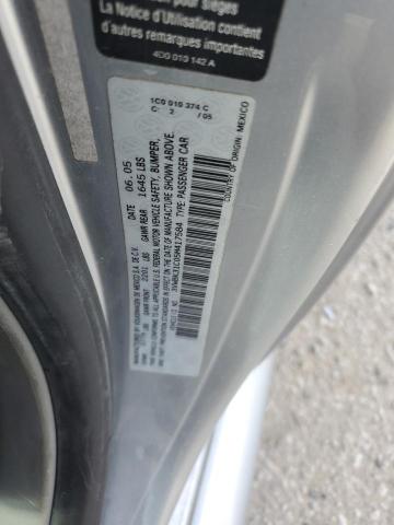 3VWBK31C05M417584 - 2005 VOLKSWAGEN NEW BEETLE GL  照片 10