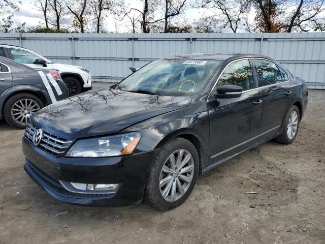 1VWCH7A39DC046502 - 2013 VOLKSWAGEN PASSAT SEL BLACK photo 2