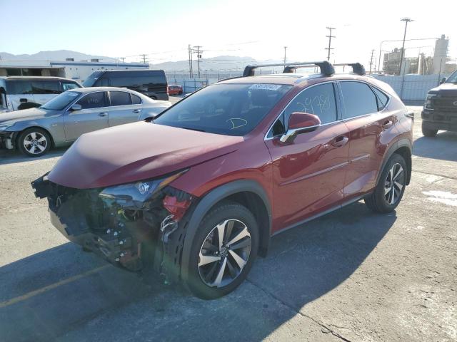 JTJGARBZ2M5024849 - 2021 LEXUS NX 300 BAS RED photo 2