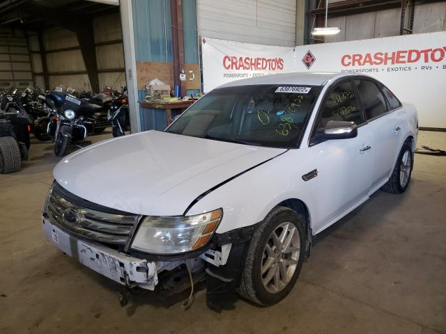 1FAHP25W48G122134 - 2008 FORD TAURUS LIM WHITE photo 2