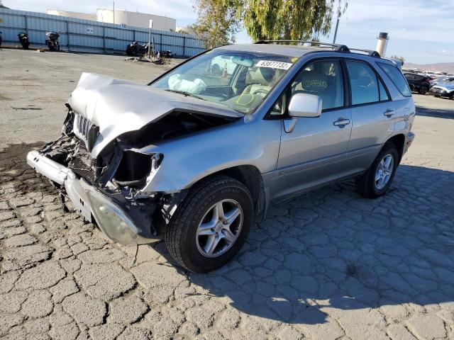 JTJGF10U220131940 - 2002 LEXUS RX 300 SILVER photo 2