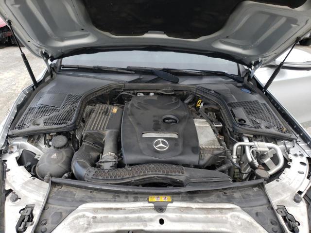 55SWF4KB3HU212384 - 2017 MERCEDES-BENZ C 300 4MAT SILVER photo 7