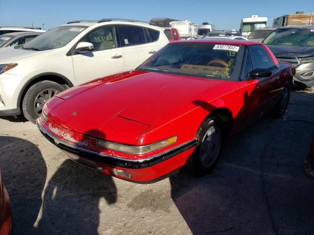 1G4EC11C7JB903873 - 1988 BUICK REATTA RED photo 2