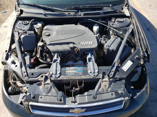 2G1WT58K981273290 - 2008 CHEVROLET IMPALA LT BLACK photo 7