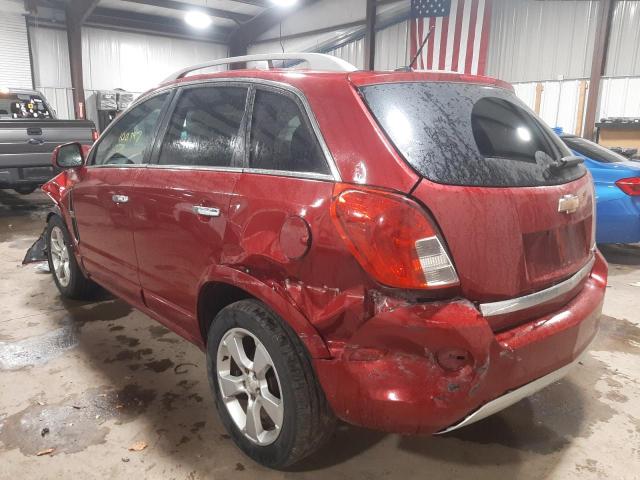 3GNAL3EK7ES612503 - 2014 CHEVROLET CAPTIVA LT RED photo 3