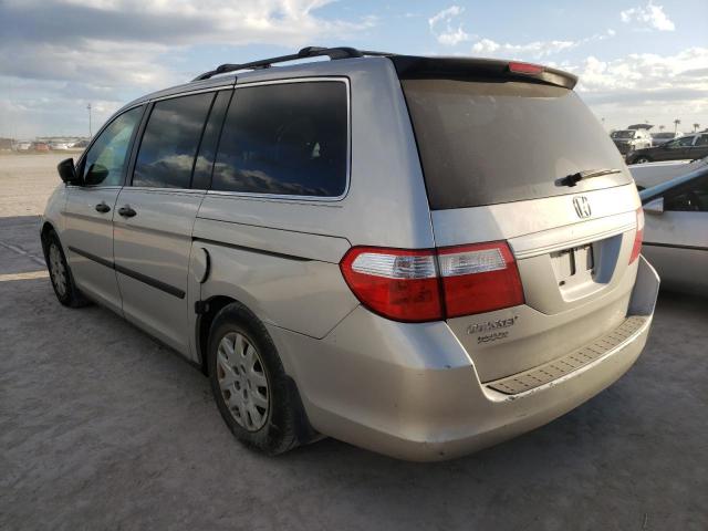 5FNRL38236B045966 - 2006 HONDA ODYSSEY LX SILVER photo 3