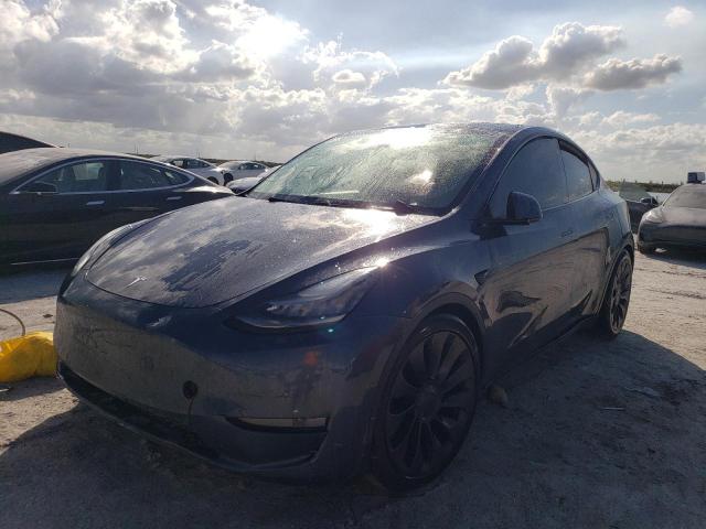 5YJYGDEF0MF072357 - 2021 TESLA MODEL Y CHARCOAL photo 2