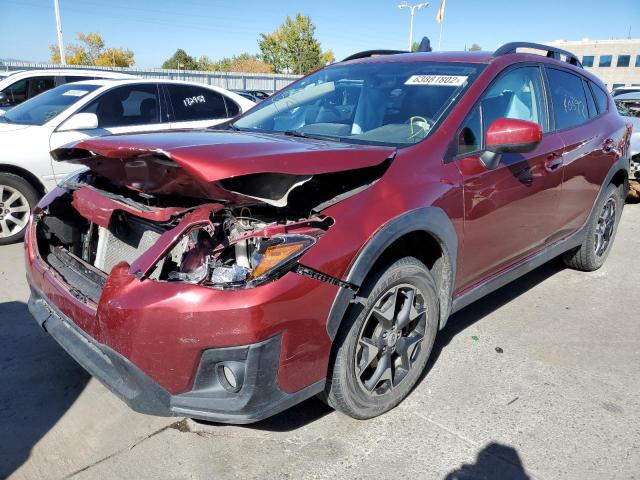 JF2GTABC4JH322079 - 2018 SUBARU CROSSTREK BURGUNDY photo 2