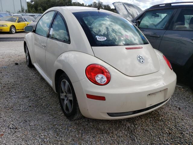 3VWPG31C96M407192 - 2006 VOLKSWAGEN NEW BEETLE 奶油色 照片 3