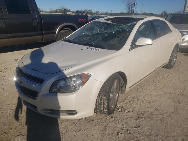 1G1ZD5EB0AF319103 - 2010 CHEVROLET MALIBU HYB WHITE photo 2