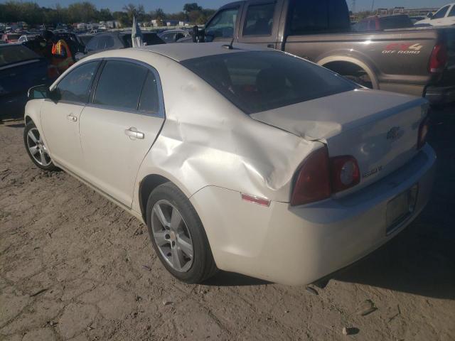 1G1ZD5EB0AF319103 - 2010 CHEVROLET MALIBU HYB WHITE photo 3