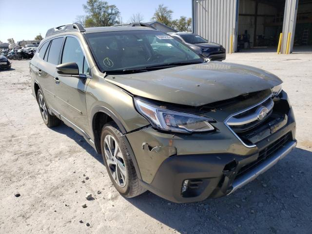 4S4BTANC2L3127680 - 2020 SUBARU OUTBACK LI GREEN photo 1