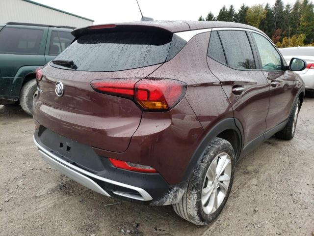 KL4MMBS25NB010075 - 2022 BUICK ENCORE GX MAROON photo 4