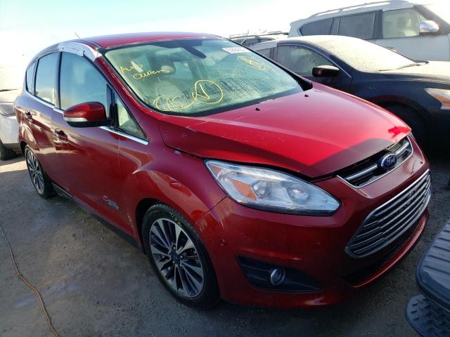 1FADP5FU9HL101400 - 2017 FORD C-MAX TITA RED photo 1