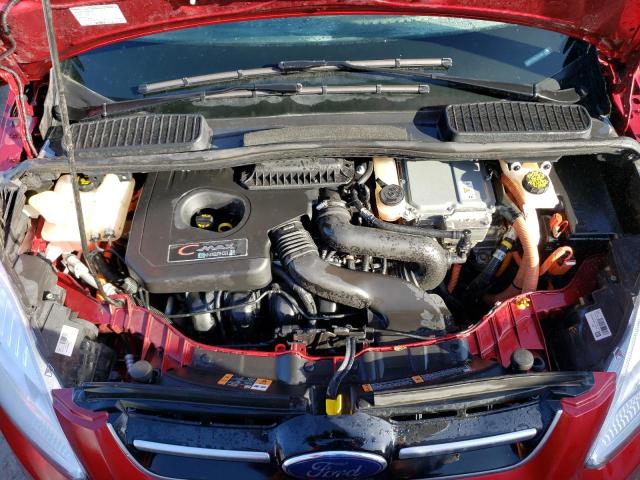 1FADP5FU9HL101400 - 2017 FORD C-MAX TITA RED photo 7