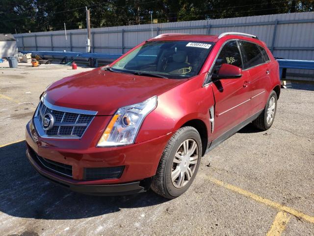 3GYFNAEY8BS537561 - 2011 CADILLAC SRX LUXURY RED photo 2