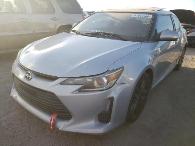 JTKJF5C75E3066759 - 2014 TOYOTA SCION TC GRAY photo 2