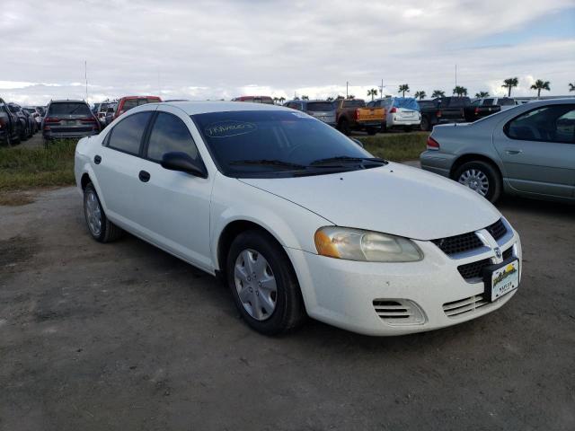 1B3EL36X84N152329 - 2004 DODGE STRATUS SE WHITE photo 1