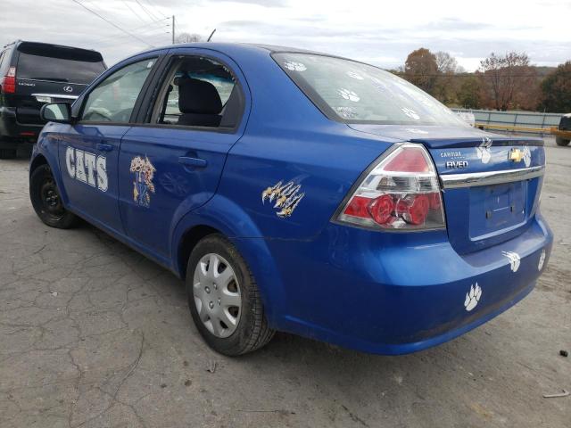 KL1TD5DE9BB230820 - 2011 CHEVROLET AVEO LS 蓝色 照片 3