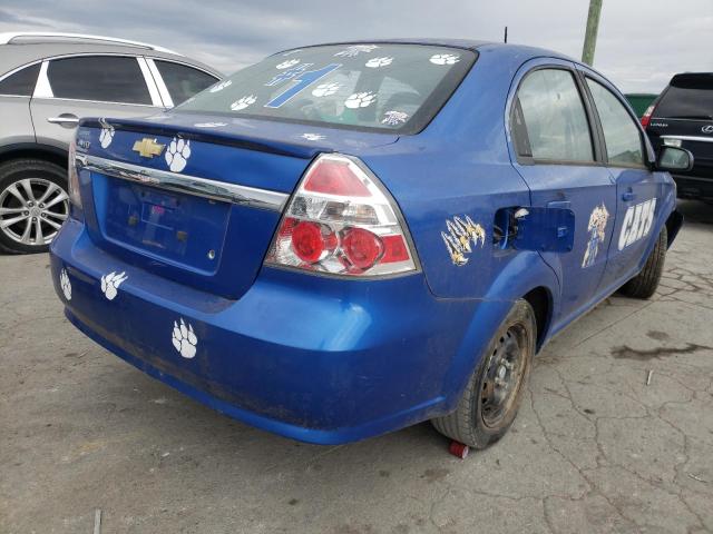 KL1TD5DE9BB230820 - 2011 CHEVROLET AVEO LS 蓝色 照片 4
