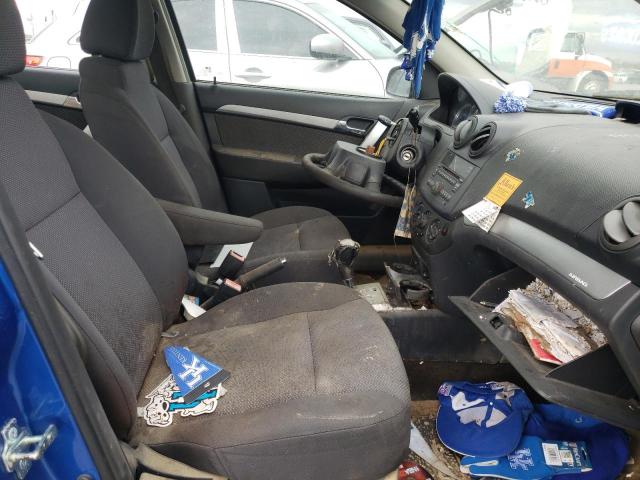 KL1TD5DE9BB230820 - 2011 CHEVROLET AVEO LS 蓝色 照片 5