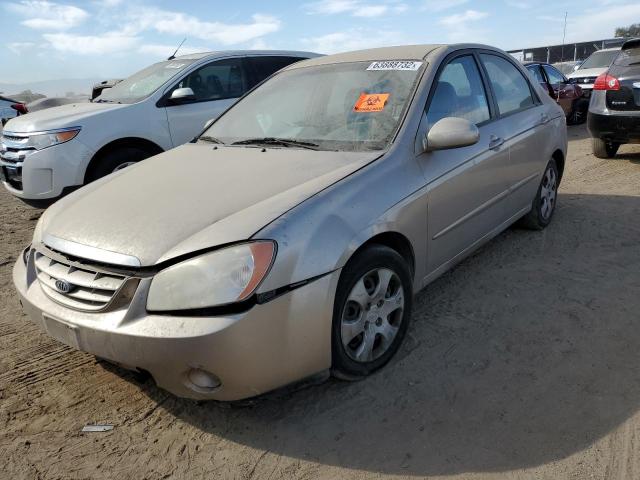 KNAFE122665275252 - 2006 KIA SPECTRA LX TAN photo 2