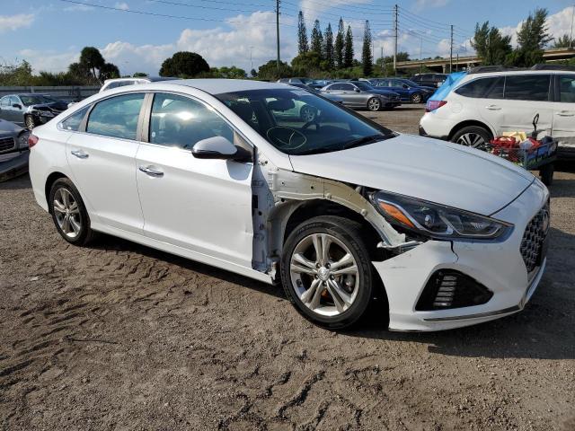 5NPE34AF4KH776239 - 2019 HYUNDAI SONATA LIM WHITE photo 4