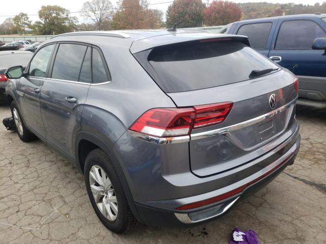 1V2GC2CA9LC226366 - 2020 VOLKSWAGEN ATLAS CROS GRAY photo 3