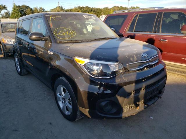 KNDJN2A24H7500294 - 2017 KIA SOUL BLACK photo 1