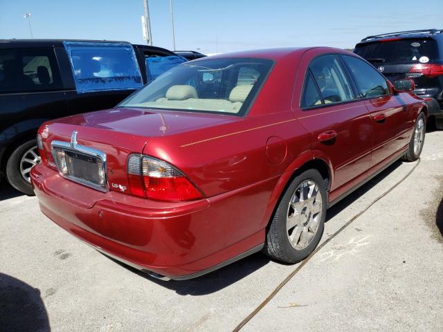 1LNHM87A65Y631005 - 2005 LINCOLN LS 红色 照片 4