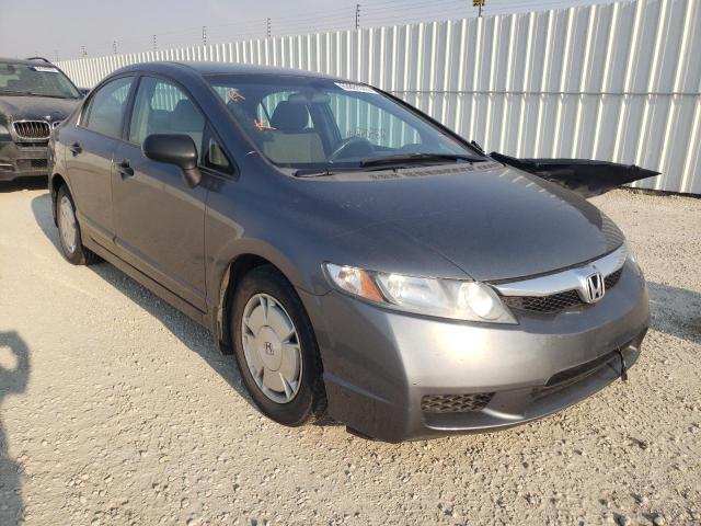 2HGFA16409H027135 - 2009 HONDA CIVIC DX-G GRAY photo 1