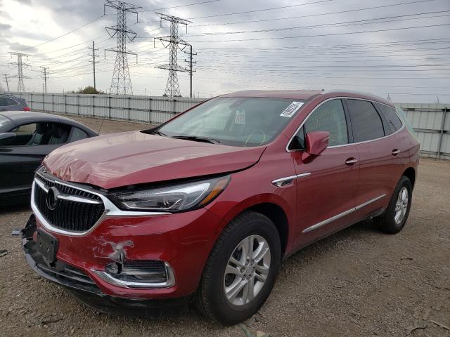 5GAERCKWXMJ235537 - 2021 BUICK ENCLAVE PR RED photo 2