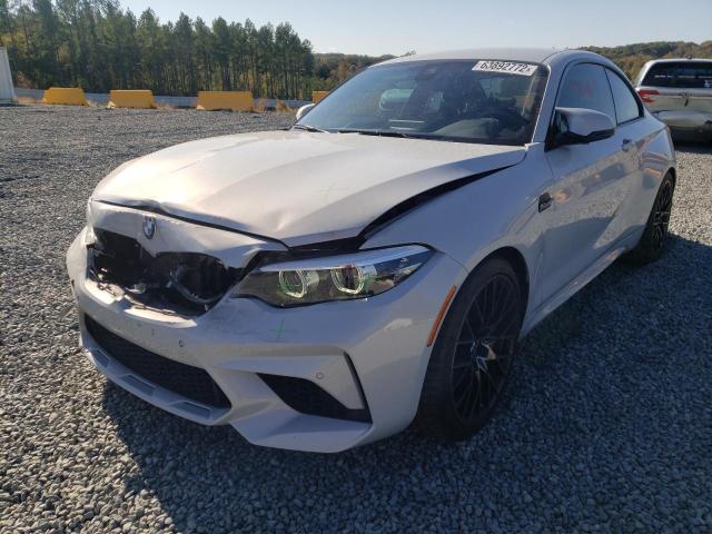 WBS2U7C08L7E47572 - 2020 BMW M2 COMPETI Biały zdjęcie 2