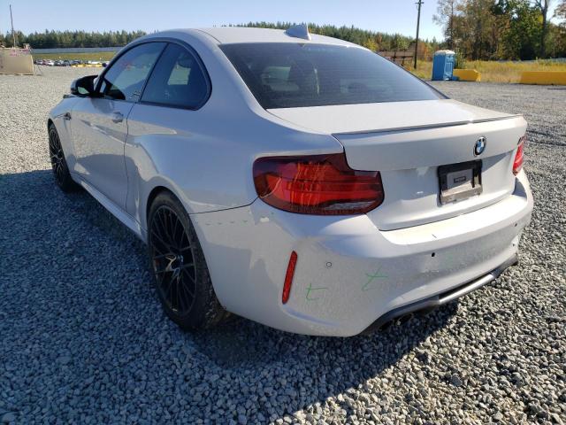 WBS2U7C08L7E47572 - 2020 BMW M2 COMPETI Biały zdjęcie 3
