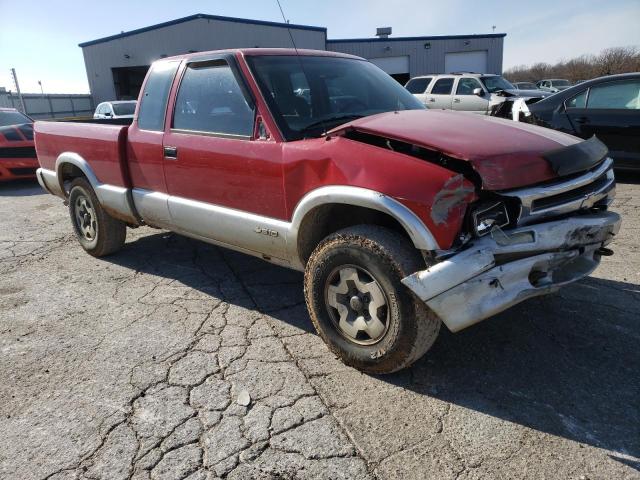 1GCDT19W5S8155864 - 1995 CHEVROLET S TRUCK S1 RED photo 4