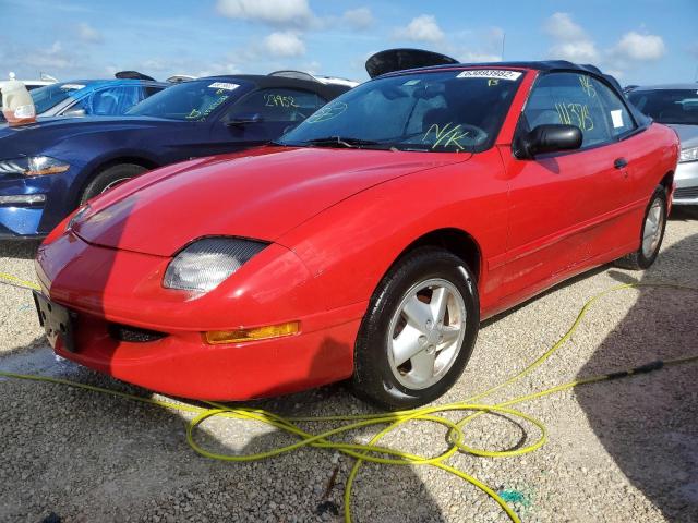 4G2JB32T4VB205729 - 1997 PONTIAC SUNFIRE SE RED photo 2