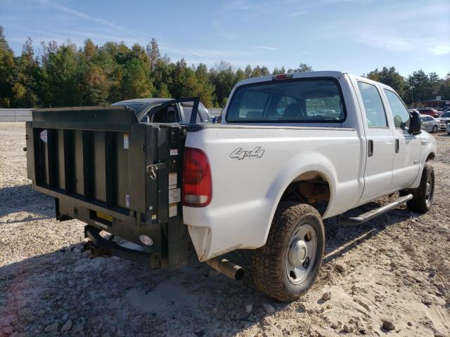 1FTWW31P05EB30926 - 2005 FORD F350 SRW S WHITE photo 4