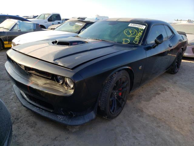 2C3CDZFJ3MH638187 - 2021 DODGE CHALLENGER BLACK photo 2