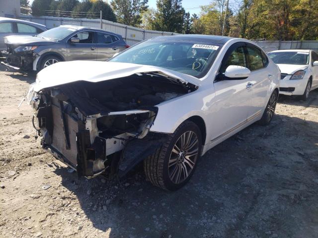 KNALN4D76E5153745 - 2014 KIA CADENZA PR WHITE photo 2