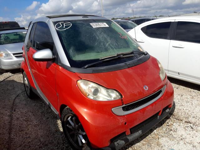 WMEEK31X78K185159 - 2008 SMART FORTWO PAS ORANGE photo 1