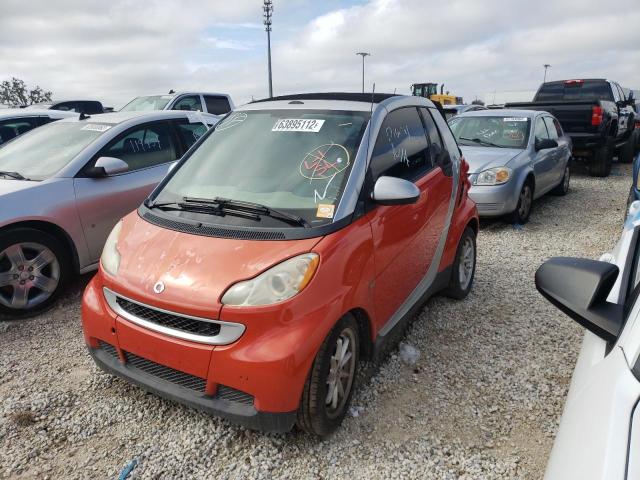 WMEEK31X78K185159 - 2008 SMART FORTWO PAS 橙色 照片 2