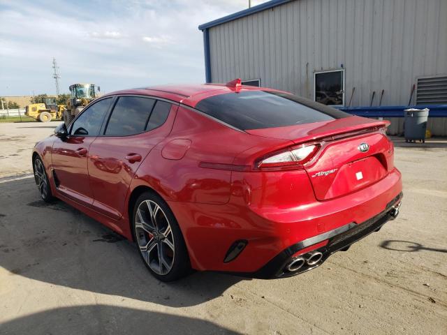 KNAE55LC9J6012640 - 2018 KIA STINGER GT RED photo 3