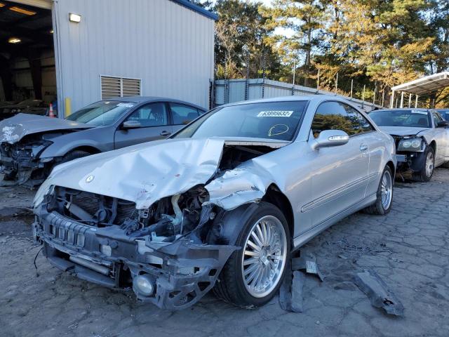 WDBTJ56H47F223815 - 2007 MERCEDES-BENZ CLK 350 SILVER photo 2