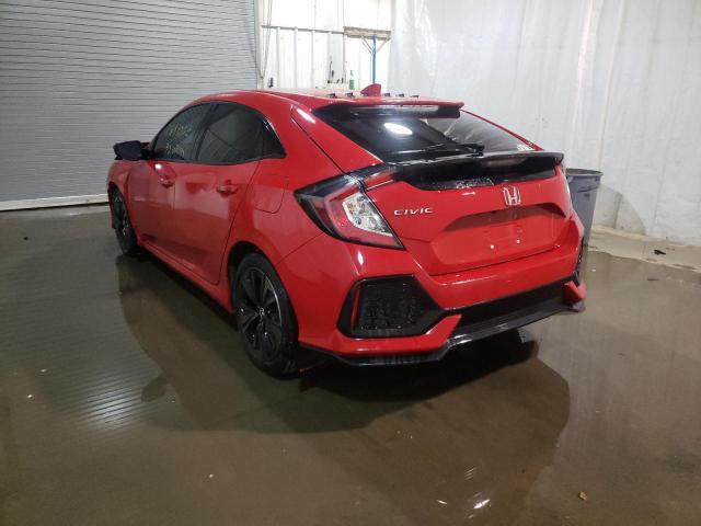 SHHFK7H70JU408143 - 2018 HONDA CIVIC EXL 红色 照片 3