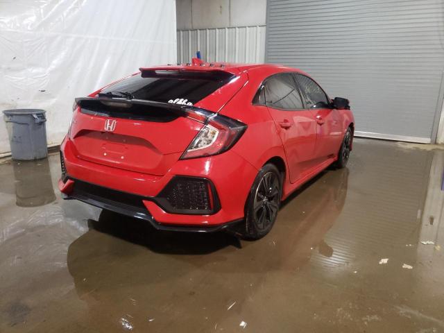 SHHFK7H70JU408143 - 2018 HONDA CIVIC EXL 红色 照片 4