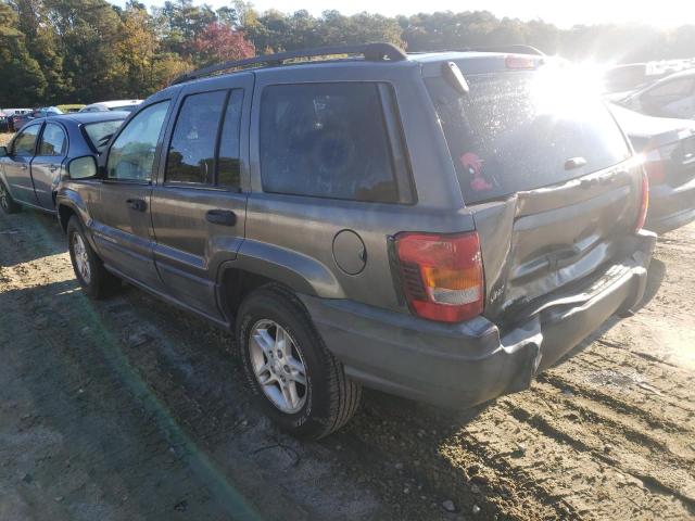 1J4GX48S74C177912 - 2004 JEEP GRAND CHER GRAY photo 3