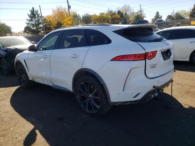 SADCZ2EE1LA659680 - 2020 JAGUAR F-PACE SVR WHITE photo 3