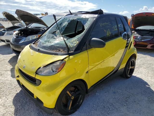 WMEEK31X68K149155 - 2008 SMART FORTWO PAS 黄色 照片 2